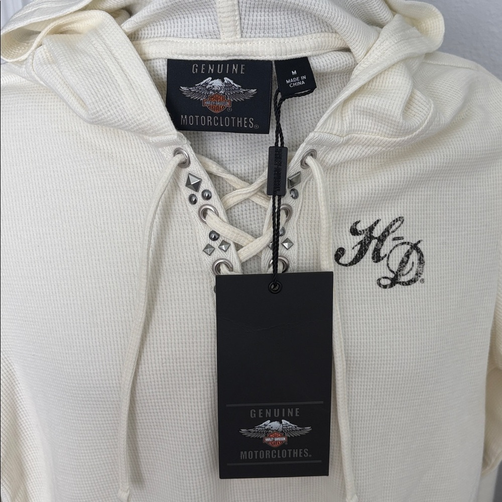 Harley-Davidson Cream Skull Graphic Shirt - Picture 3 of 7